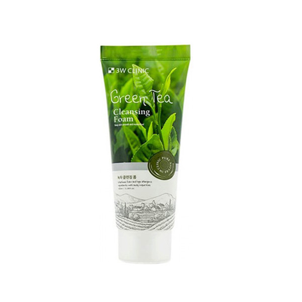 3W Clinic Green Tea Foam Cleansing 100 ml