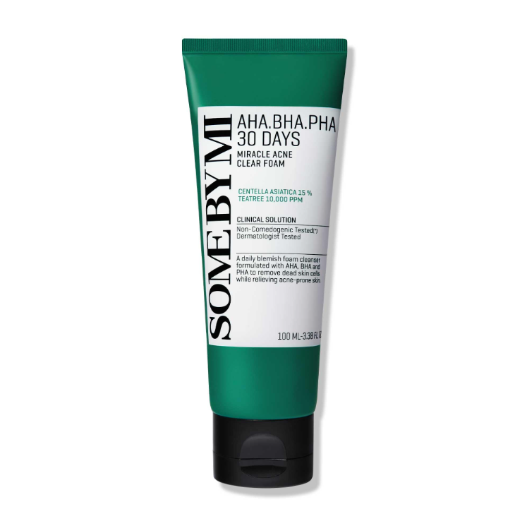 Some By Mi AHA BHA PHA 30 Days Miracle Acne Clear Foam 100ml