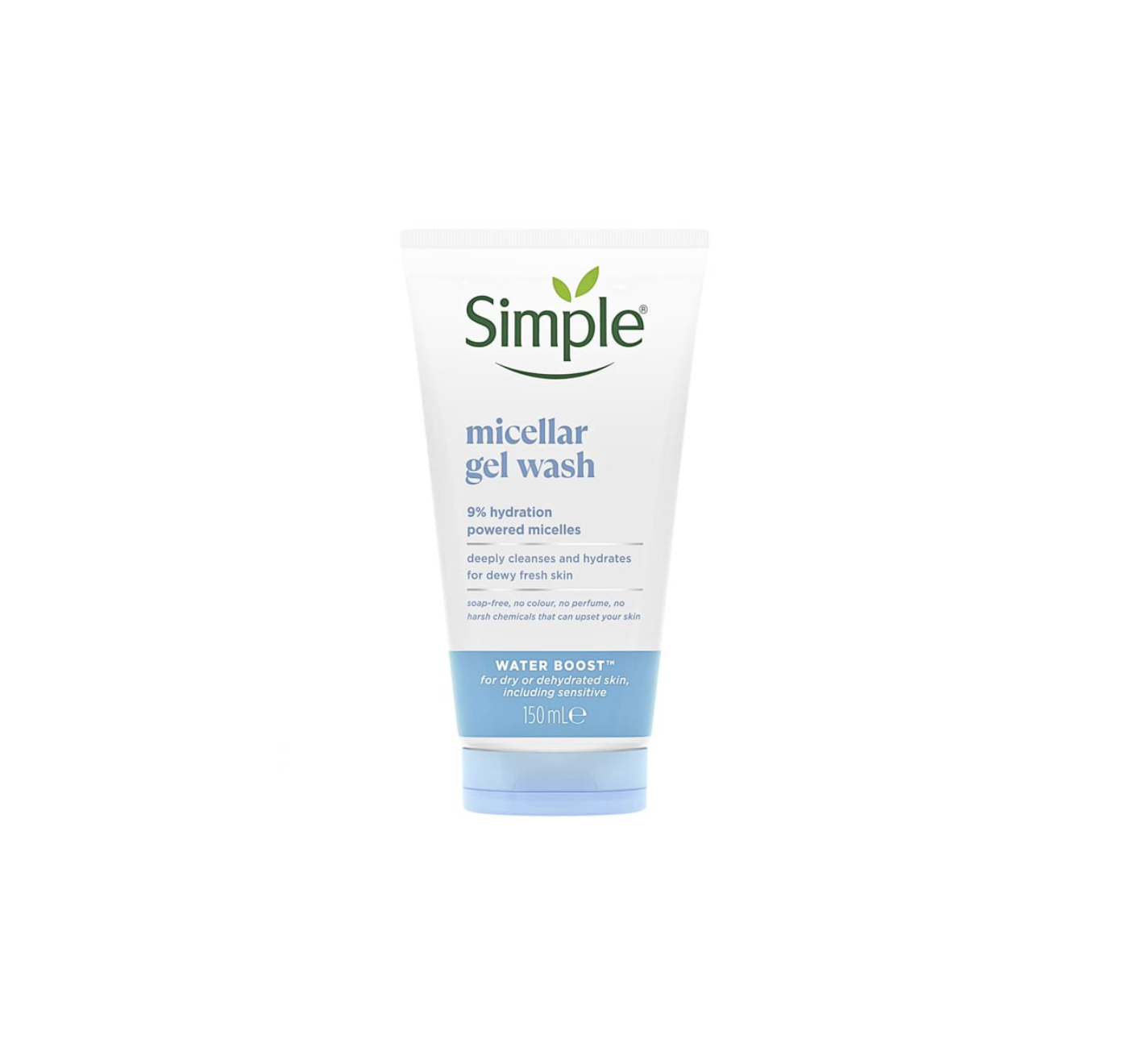 Simple Water Boost Micellar Facial Gel Wash 150ml